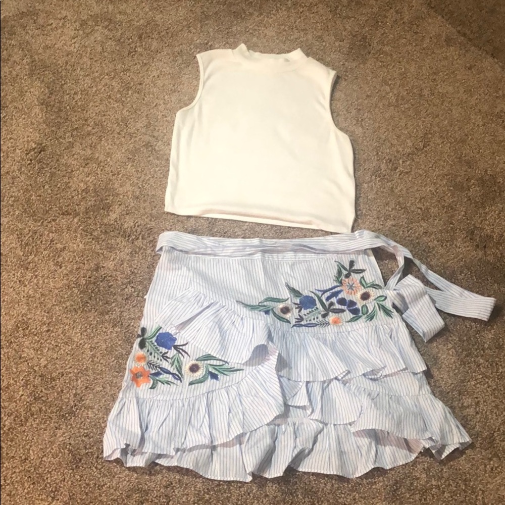 Crop white top